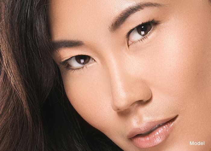 Asian woman's eyes