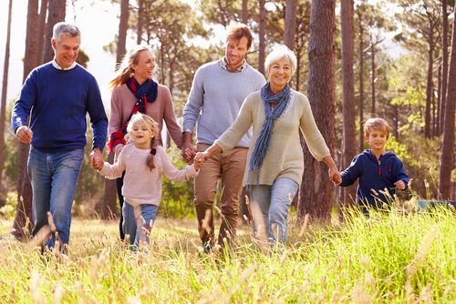 Happy multi-generation family walking in the countryside-img-blog